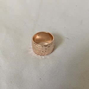 Rose gold colored ring!  Size 6